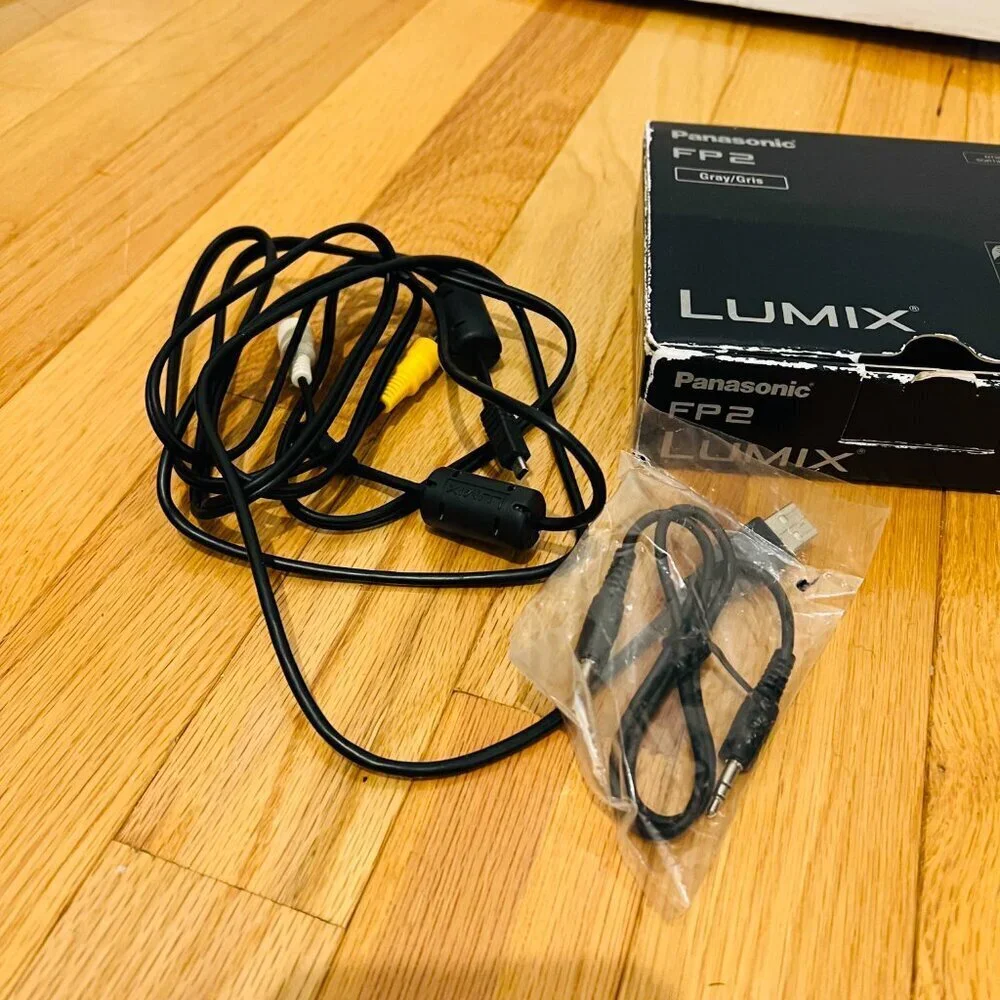 Vintage Panasonic Lumix Digital Camera Bundle Set